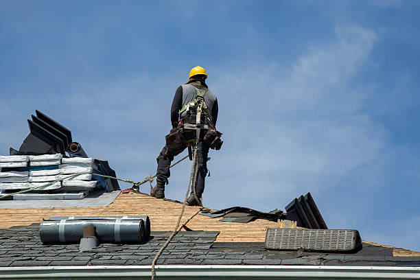 Professional Roof Repair technician working in Cresskill, NJ